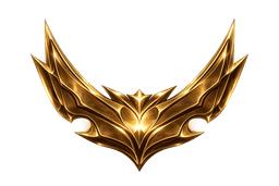 Gold rank emblem